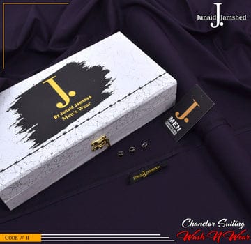 J. Elite Class 4 Season Wash N Wear With Luxury Box & Bag  ( Deeppurple )