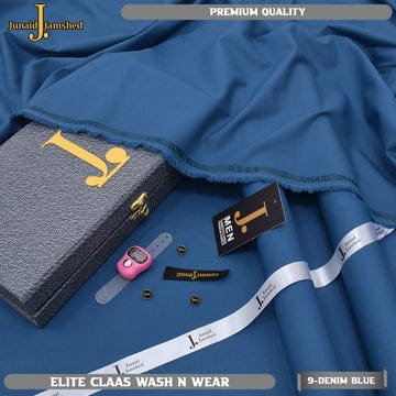 J. Premium Wash N Wear With Luxury Box & Bag  ( Denim Blue )